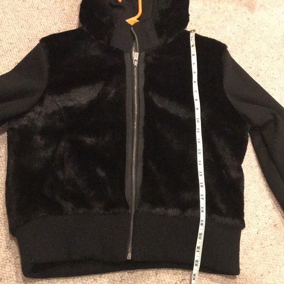 NWT Jeans by Buffalo faux fur jacket M-L - Picture 9 of 9